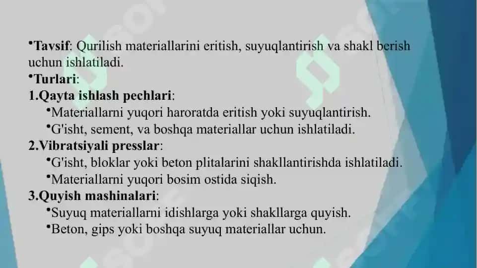 Qurilish industriyasi mustaqilish 4