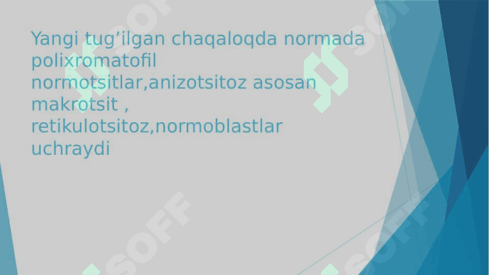 HAR XIL YOSHDAGI BOLALARDA GEMOGRAMMA VA UNING INTERPRETATSIYASI. 4