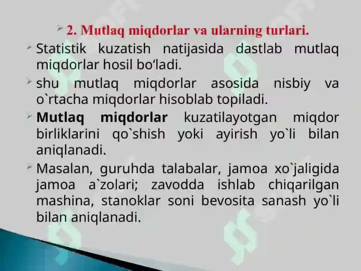 Tasviriy statistika ko’rsatkichlari 5