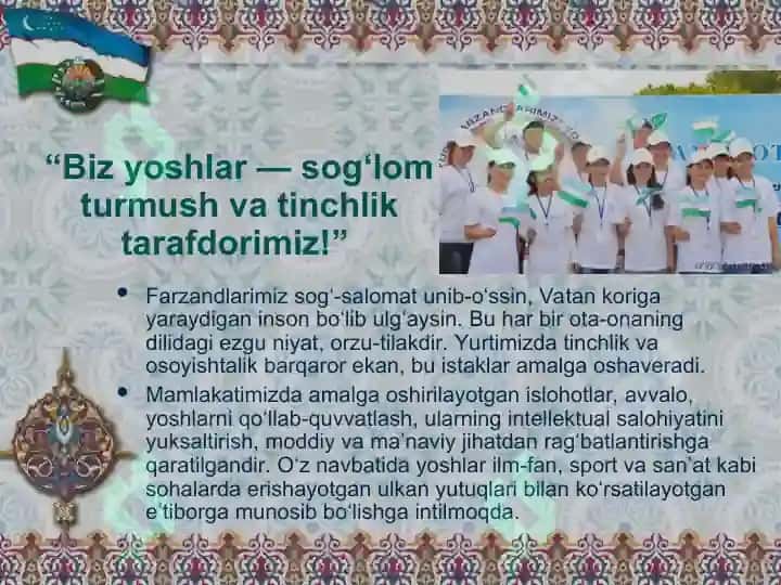 O'zbekistonning markaziy osiyoda tinchlik va barqarorlik taminlashdagi oʻrni 4