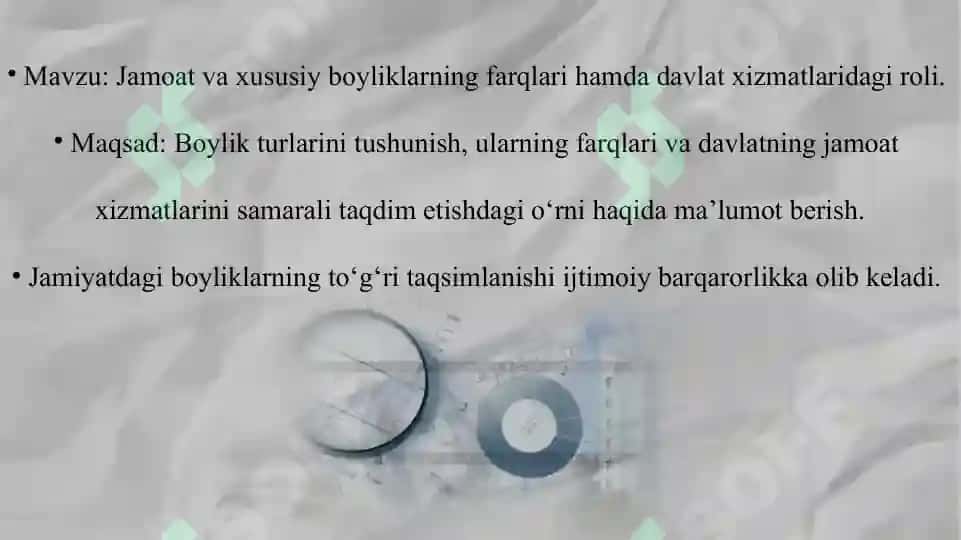 Jamoat va Xususiy Boyliklar 4