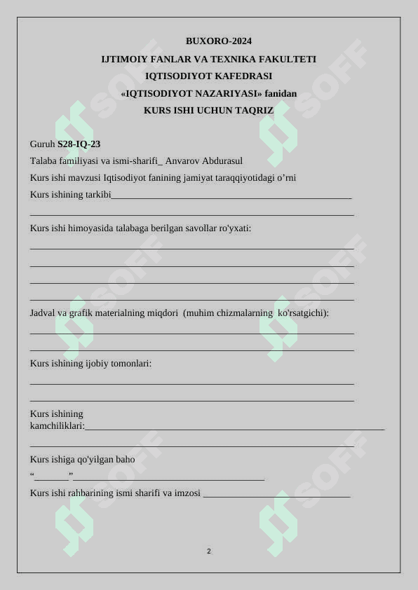 Iqtisodiyot fanining jamiyat taraqqiyotidagi o’rni 2