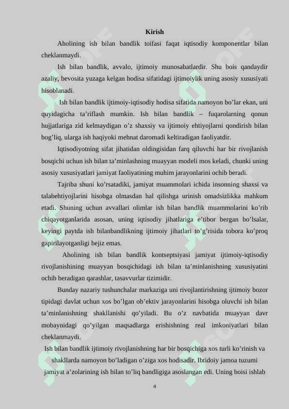 AHOLI BANDLIGI MUAMMOSINING IQTISODIY MOHIYATI 4