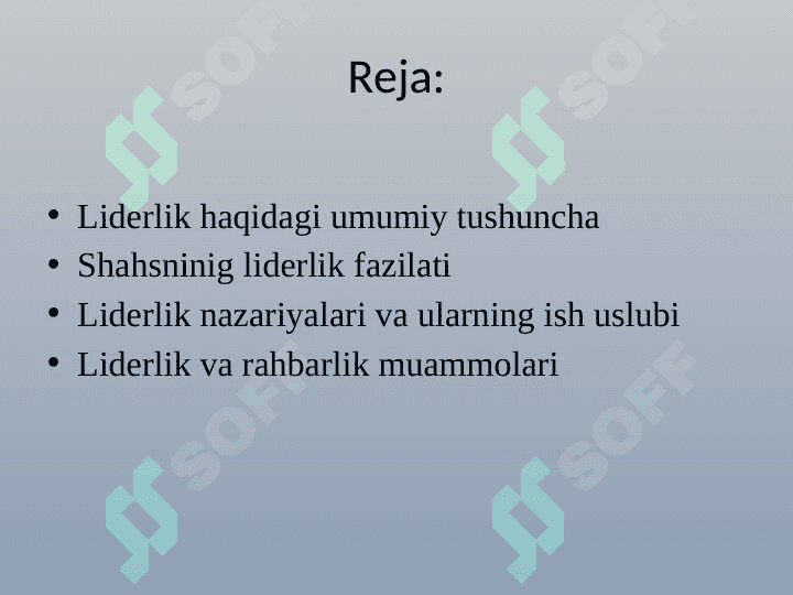 tashkilotda liderlik va hokimiyat pptx 2