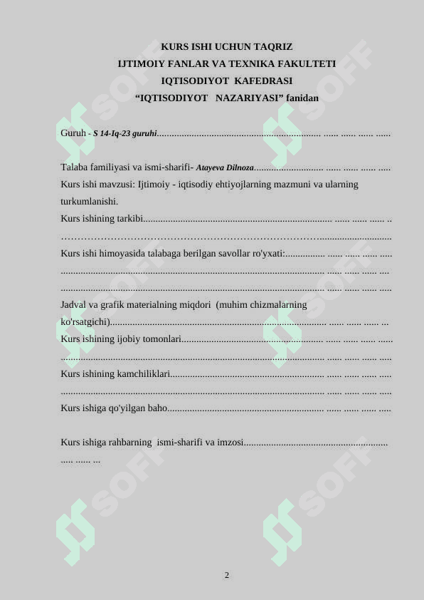 IJTIMOIY-IQTISODIY EHTIYOJLARNING MAZMUNI VA ULARNING TURKUMLANISHI 2