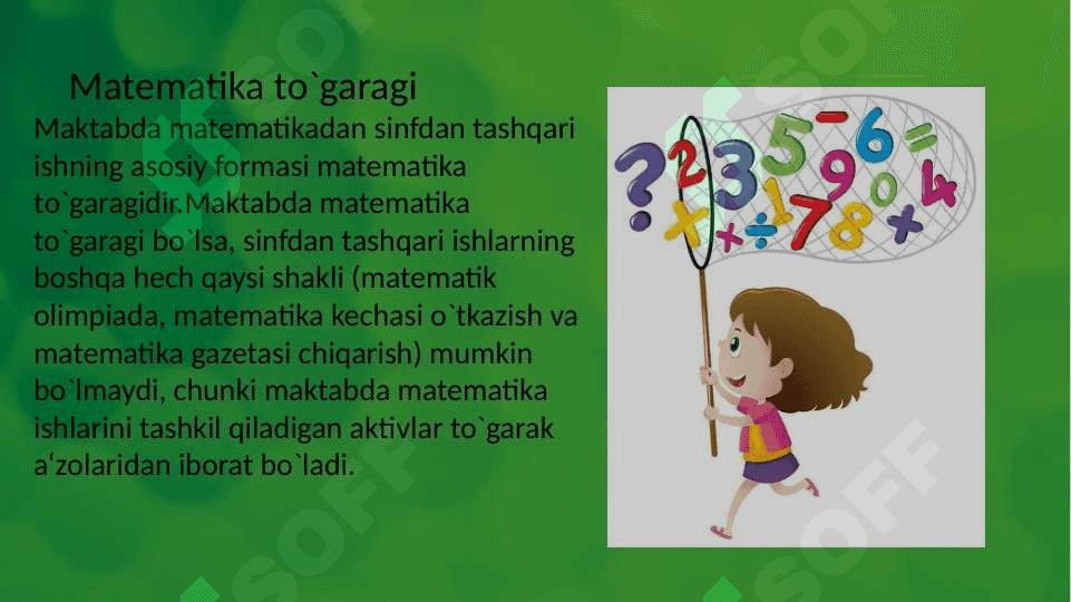 Matematika toʻgaraklarini oʻtkazish metodikasi 5