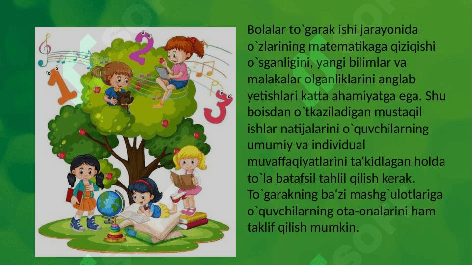Matematika toʻgaraklarini oʻtkazish metodikasi 7