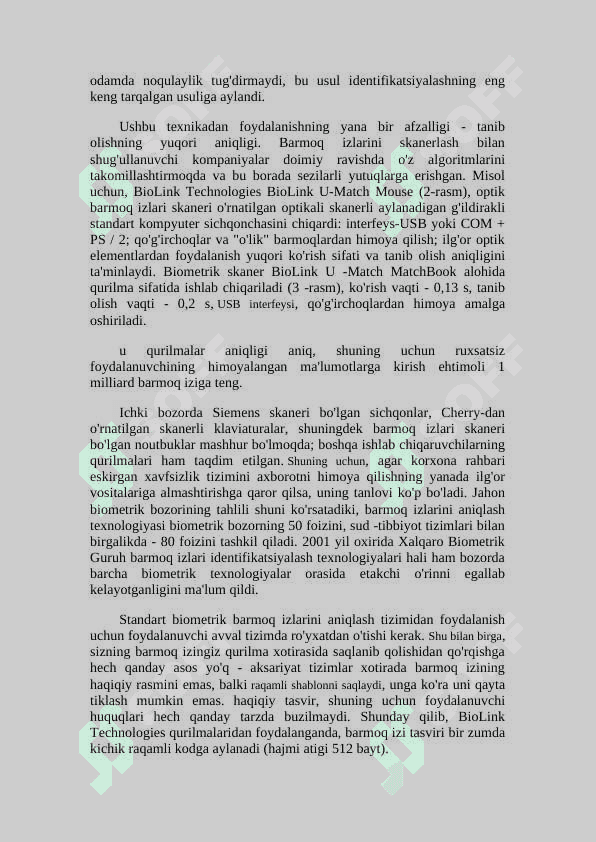 Barmoq iziga asoslangan audentifikatsiya usuli va uning xususiyatlari 4