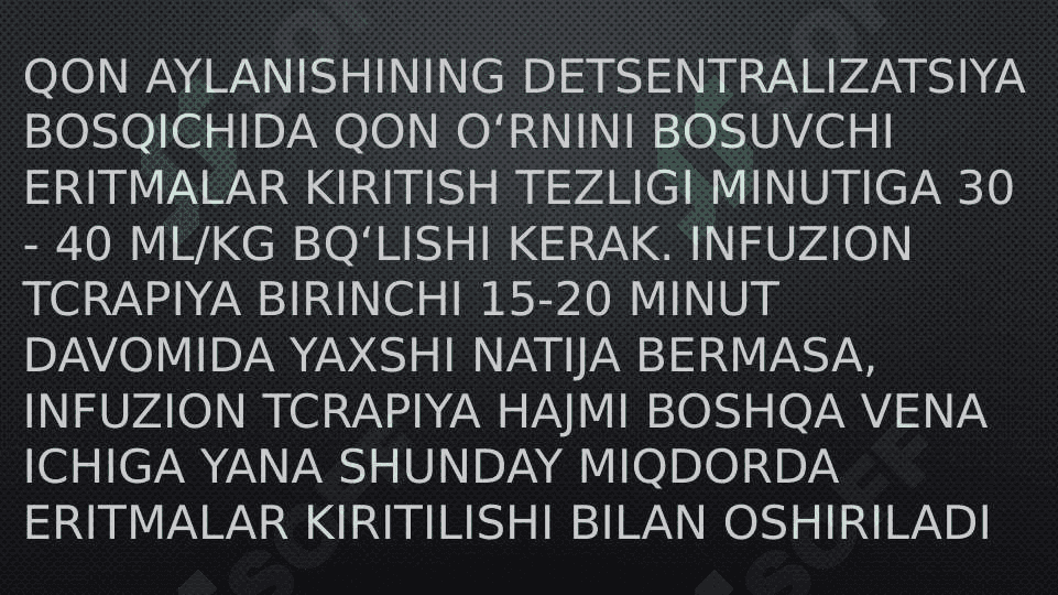 Chaqaloqlarda infuzion terapiya va parenteral oziqlantirish 6