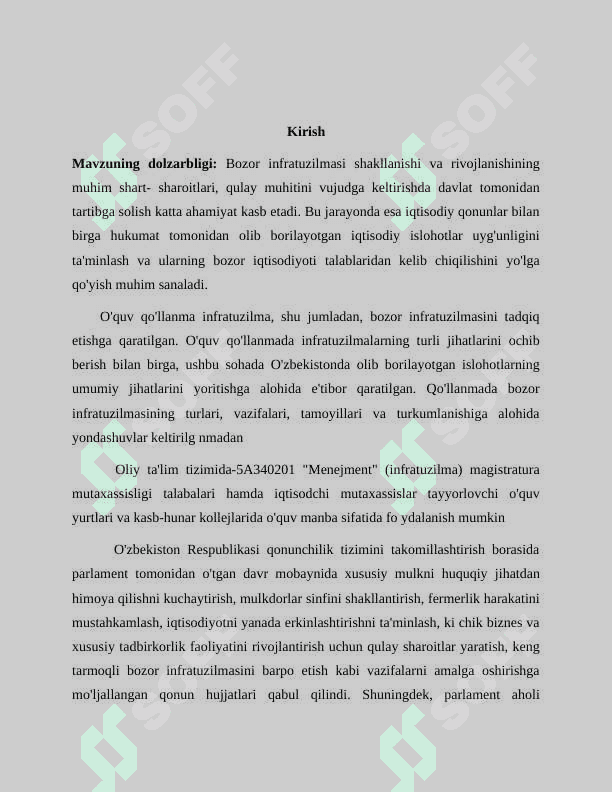 Birja-bozor infrastrukturasining asosiy bo’g’ini sifatida. 4