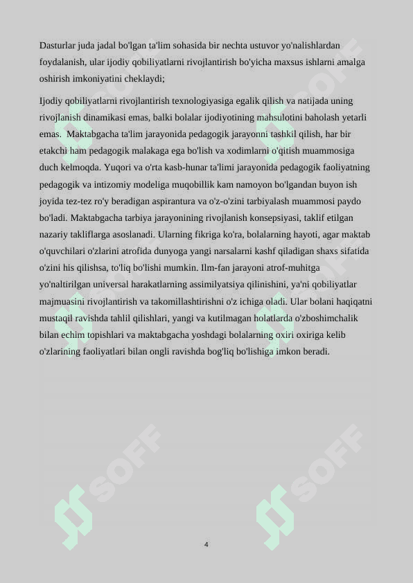 Maktabgacha yoshdagi bolalar ijodkorligini shakllantirishda mehnat faoliyatidan foydalanish metodikasi 4