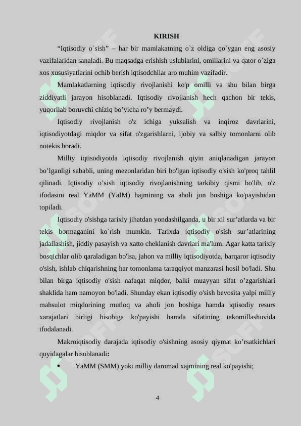 IQTISODIY O’SISH - IJTIMOIY TARAQQIYOT OMILI SIFATIDA. 4