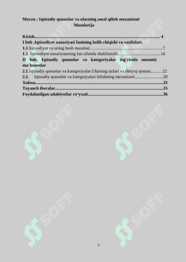 Iqtisodiy qonunlar va ularning amal qilish mexanizmi 3