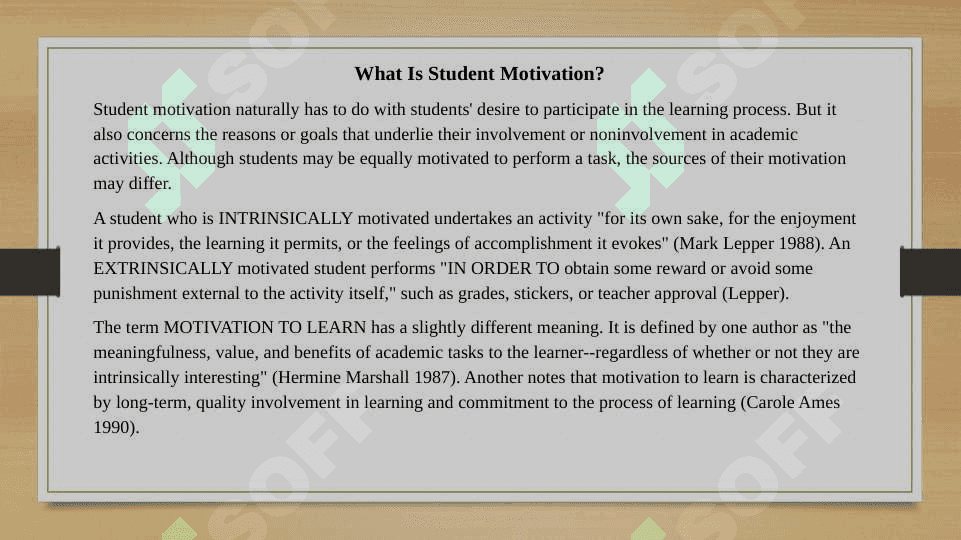 Motivation 3
