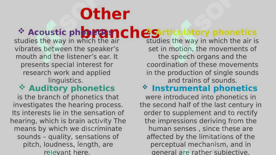 phonetic system of a language 6