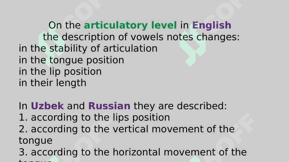 phonetic system of a language 8