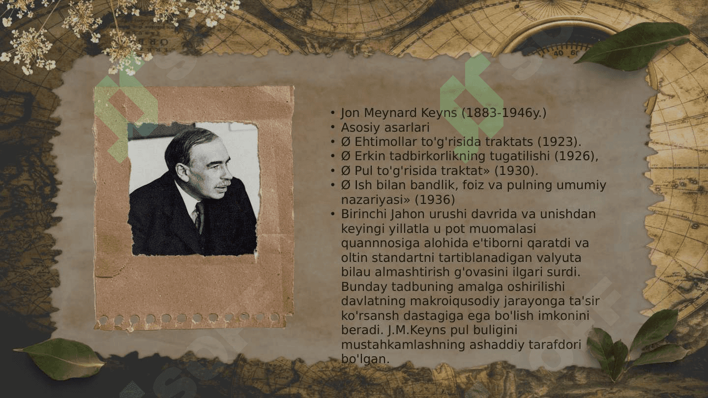 Jon Meynard Keyns ta'limoti va keynschilik 4