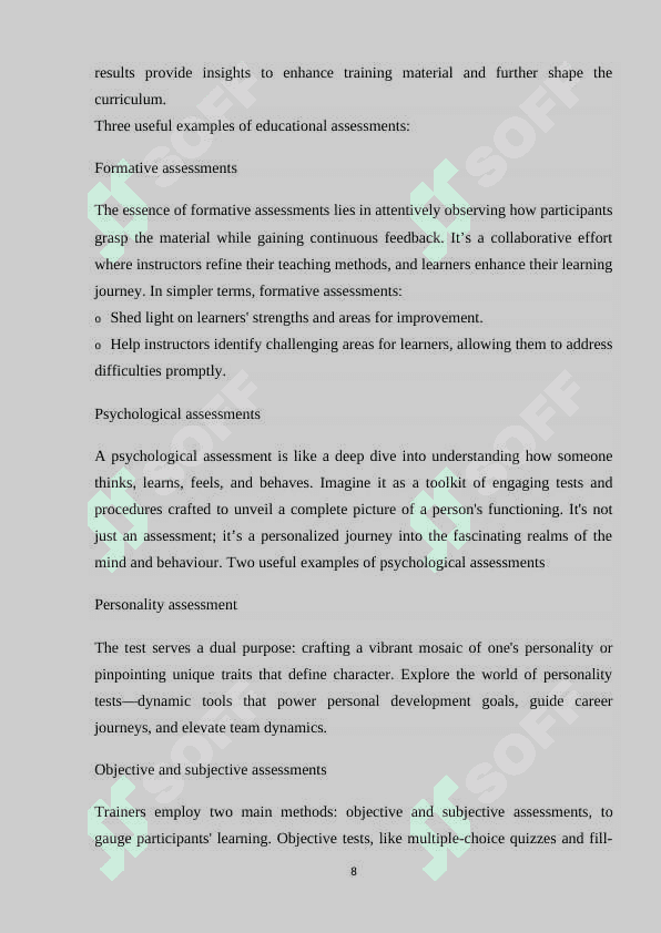 Assessment in teaching 1