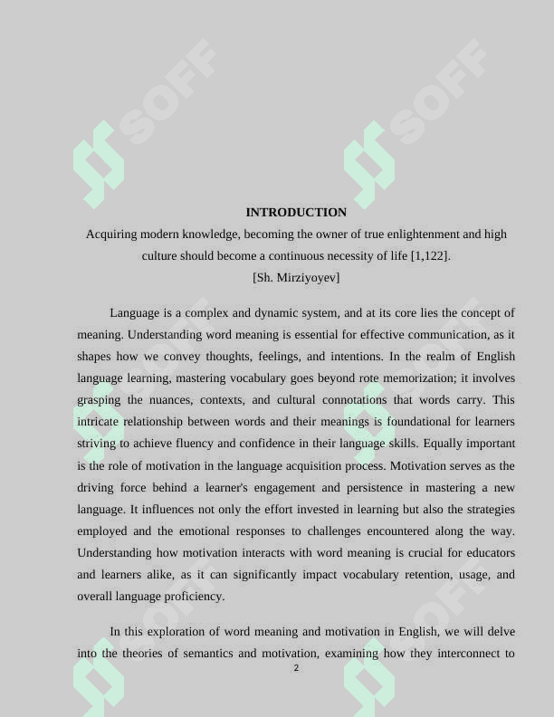 Word meaning and motivation in English 2