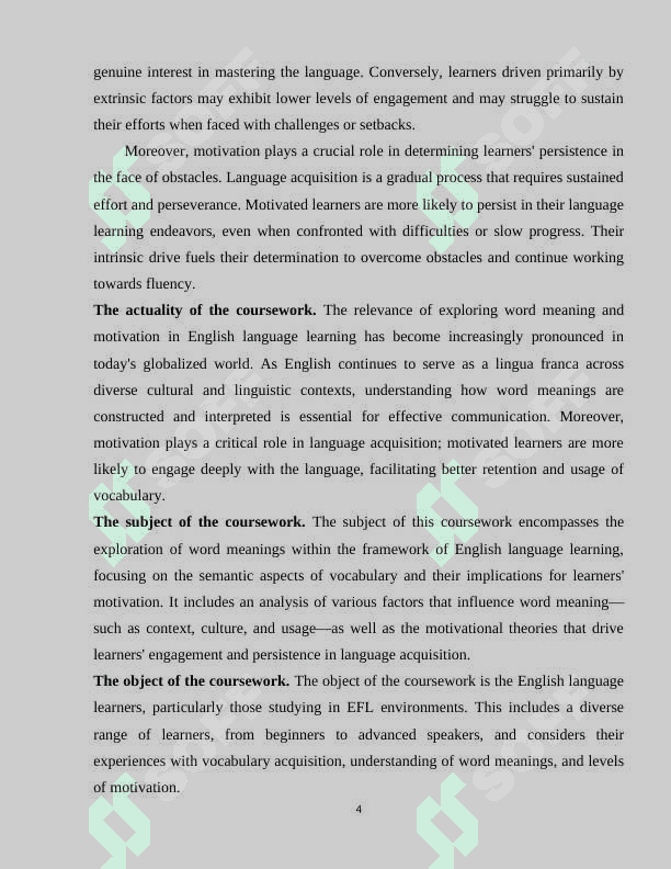 Word meaning and motivation in English 4