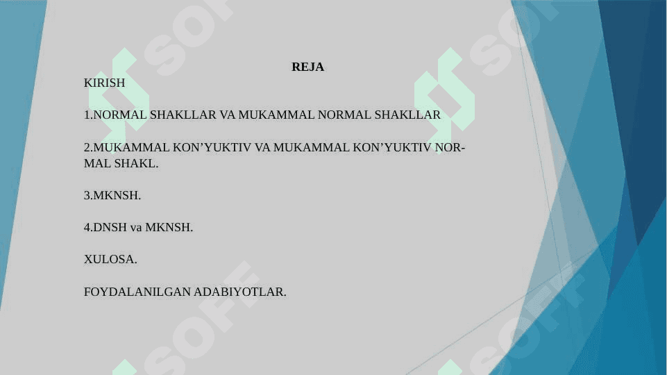 MDNSH VA MKNSH dagi fikriy ifodalar uchun kontakt-rele sxemalarini tuzish usullari. Analiz, sintez masalalari. 2