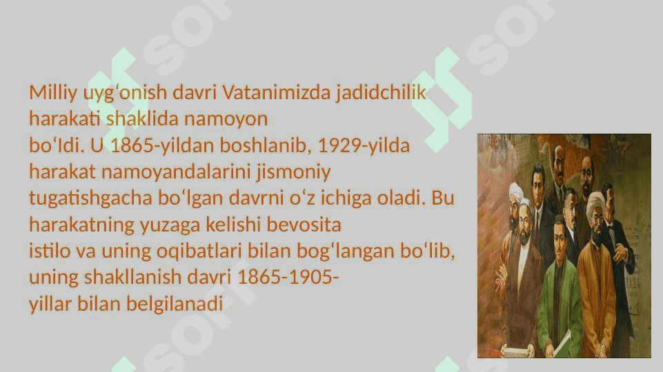 Milliy uyg‘onish davri o‘zbek adabiyotining xos xususiyatlari 3