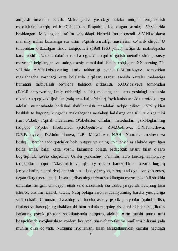 МAKTABGACHA YOSHDAGI BOLALARDA NUTQNING TALAFFUZ MADANIYATINI TARBIYALASH USULLARI 8