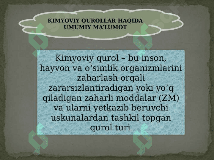 KIMYOVIY QUROL, UNI QO’LLASH USULLARI VA ZM TAVSIFI 3