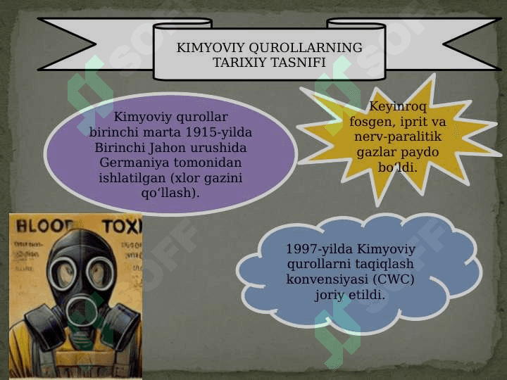 KIMYOVIY QUROL, UNI QO’LLASH USULLARI VA ZM TAVSIFI 5