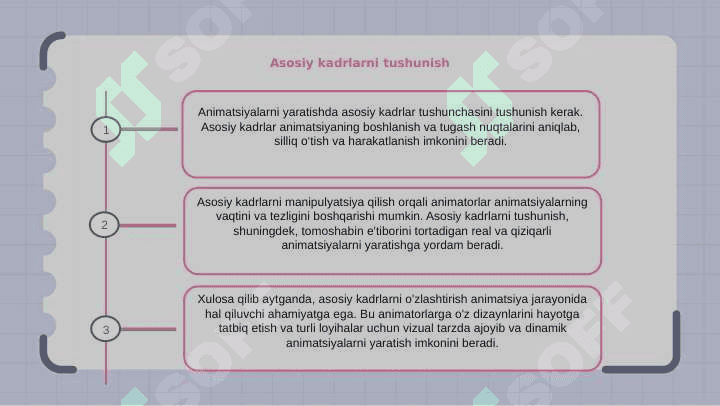 Animatsion lavhalar yaratish 8