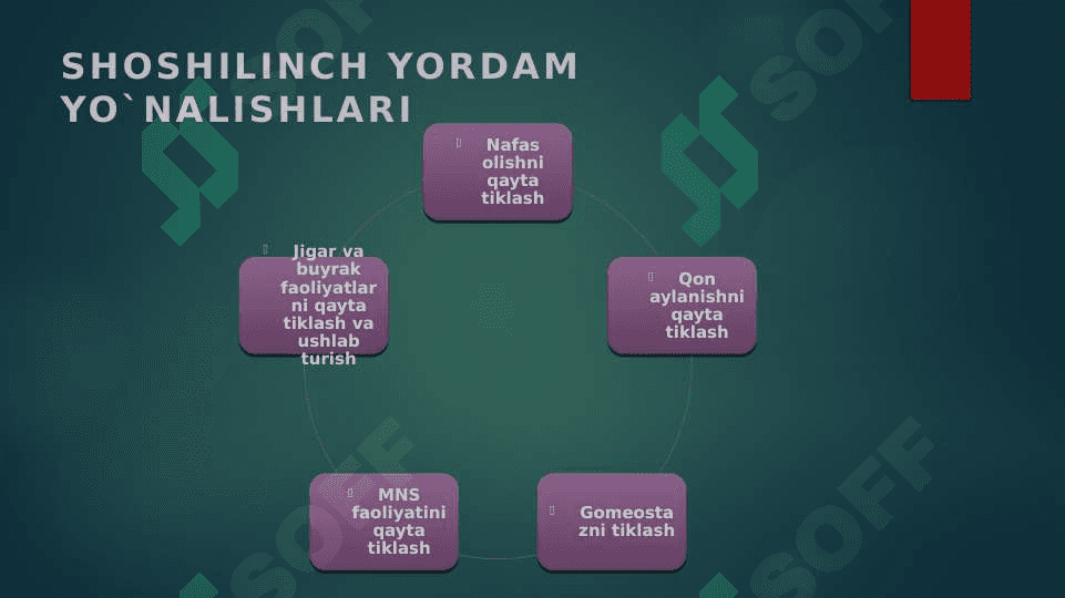 HAYOT UCHUN XAVFLI HOLLARDA SHOSHILINCH TERAPEVTIK YORDAMNI TASHKIL QILISH 2