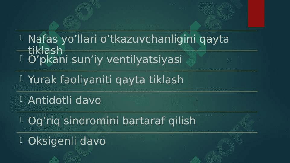 HAYOT UCHUN XAVFLI HOLLARDA SHOSHILINCH TERAPEVTIK YORDAMNI TASHKIL QILISH 3
