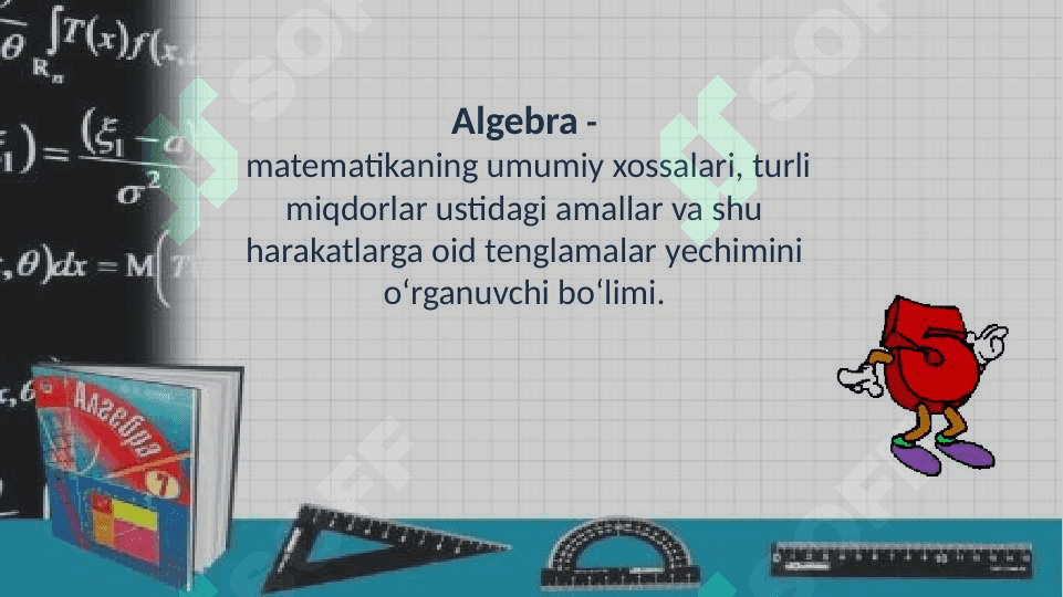Algebraning paydo bo'lish tarixi 3