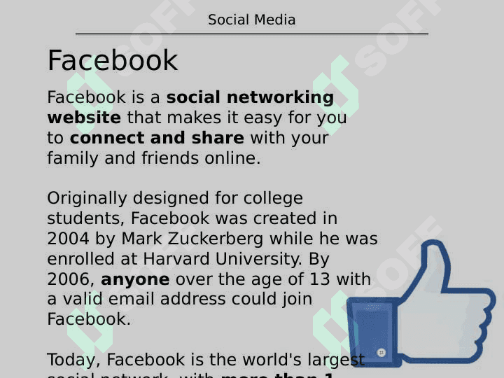 A social media message 4