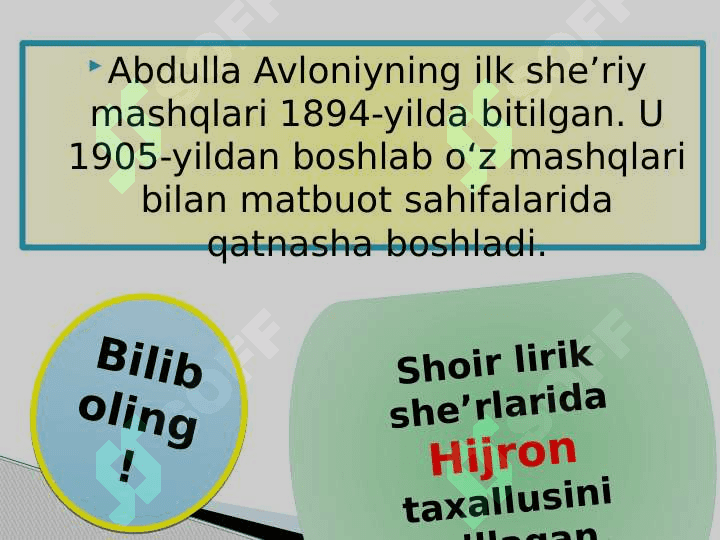 Abdulla Avloniyning hayoti va ijodi 7