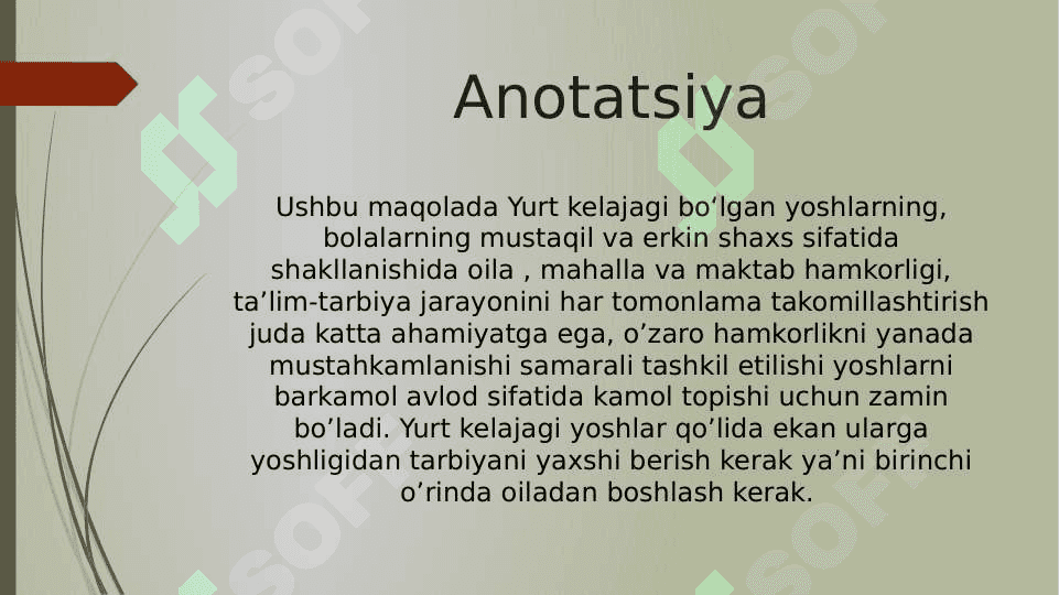 Sinfdan va maktabdan tashqari tarbiyaviy ishlarda oila va mahalla hamkorligi 3