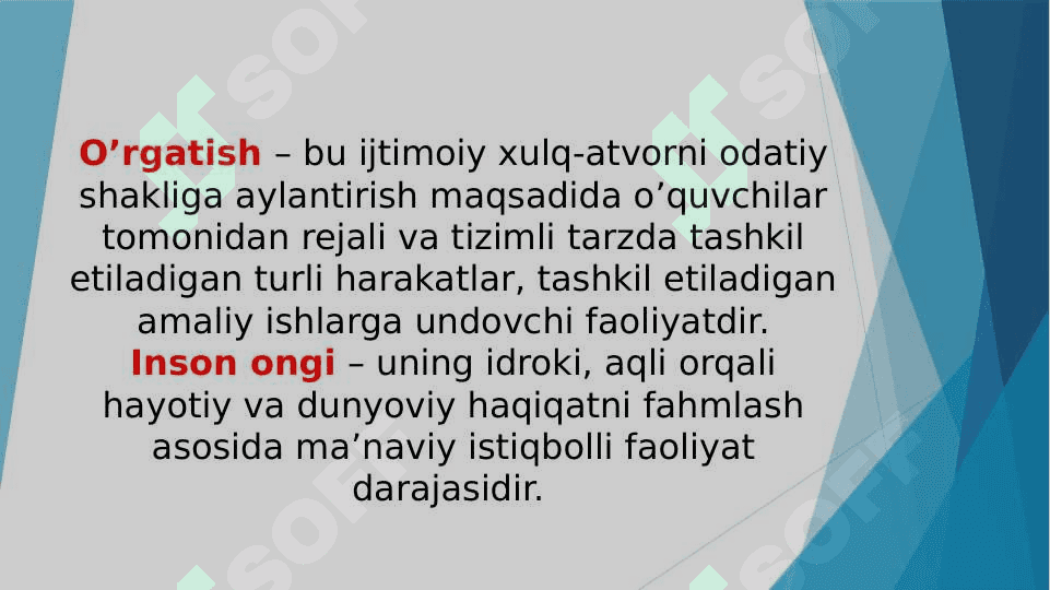 Tarbiya jarayonining mohiyati va mazmuni 6