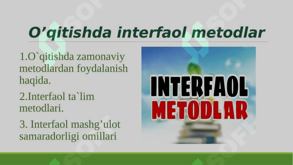 O’qitishda interfaol metodlar 2