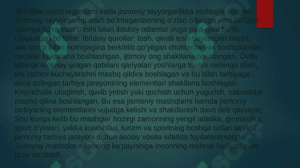 Jismoniy mashqlar. Ularni o’ziga xos belgilari. texnikasi 3