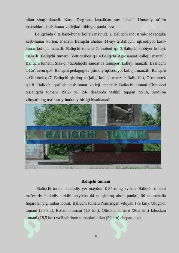BALIQCHI TUMANI VA TARIXIY ETNOGRAFIYASI 8
