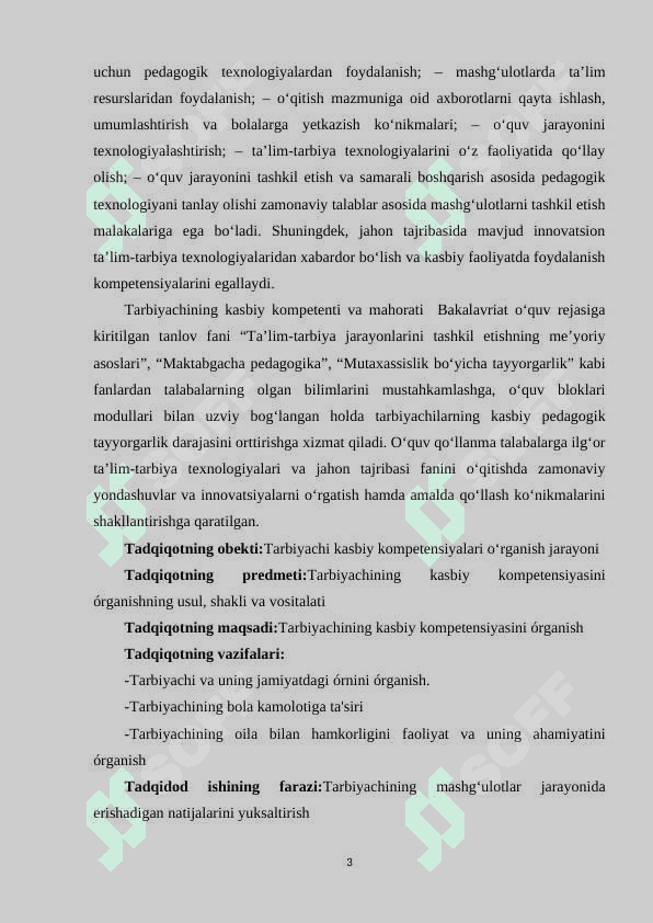 Maktabgacha ta’lim tashkilotiga bolaning moslashuvida  tarbiyachisining kompetentsiyasi 3