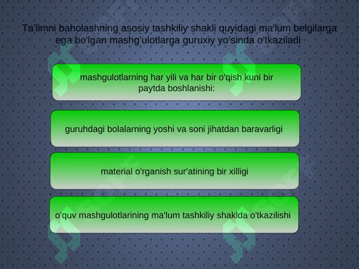 Tadqiqotlarni tashkil etishga qo`yiladigon talablar. 8