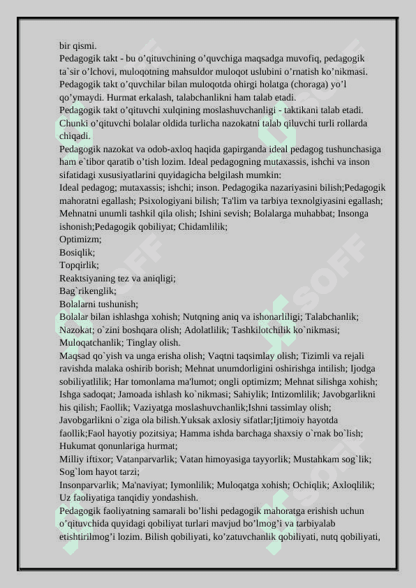 O`QITUVCHI VA TARBIYACHI IMIJI 4