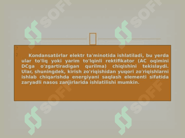 KONDENSATOR KONSTRUKSIYALARI. SANOATDA CHIQARILAYOTGAN KONDENSATORLAR QIYMATIDAGI XATOLIKLAR. 5