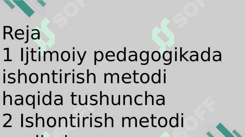 Ijtimoiy pedagogikada ishontirish metosi 2