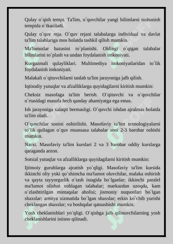Masofaviy ta’lim texnologiyalari 8