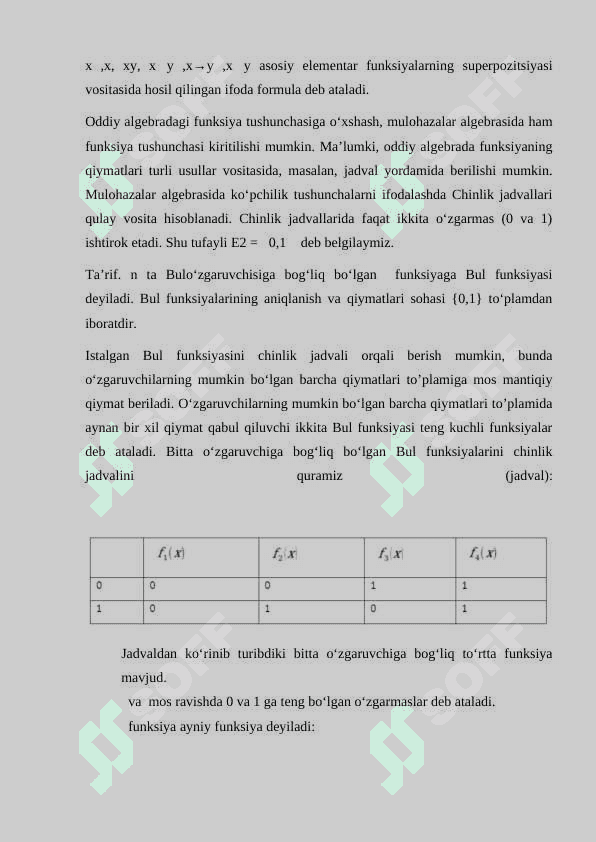 Normal formulaga keltirish haqida teorema va Aksiomalar 4