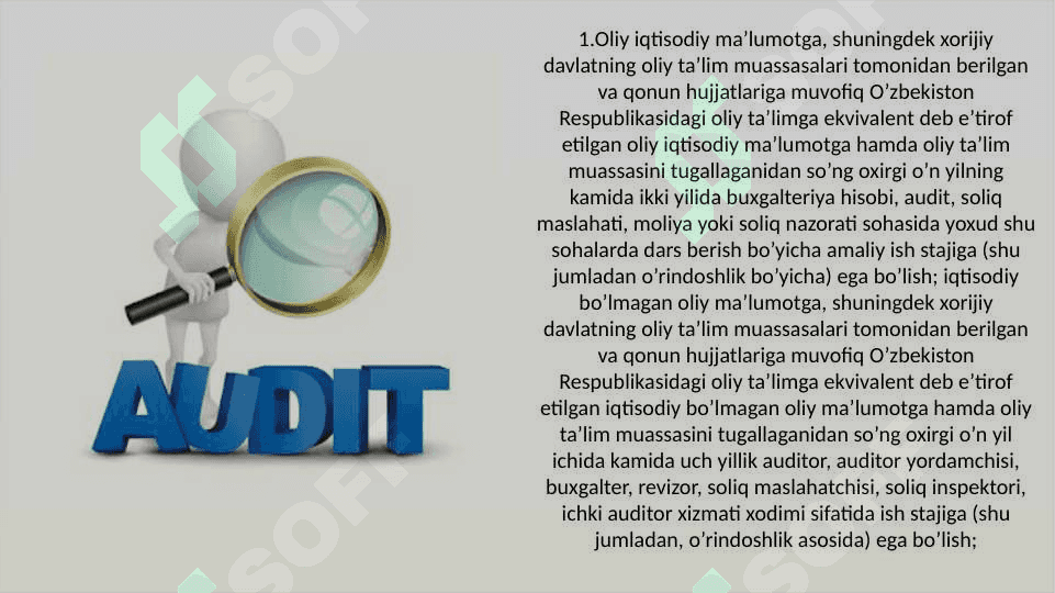 Ichki audit tizimini tashkil etish 4