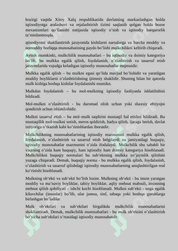 Iqtisodiy tizim modellari 4