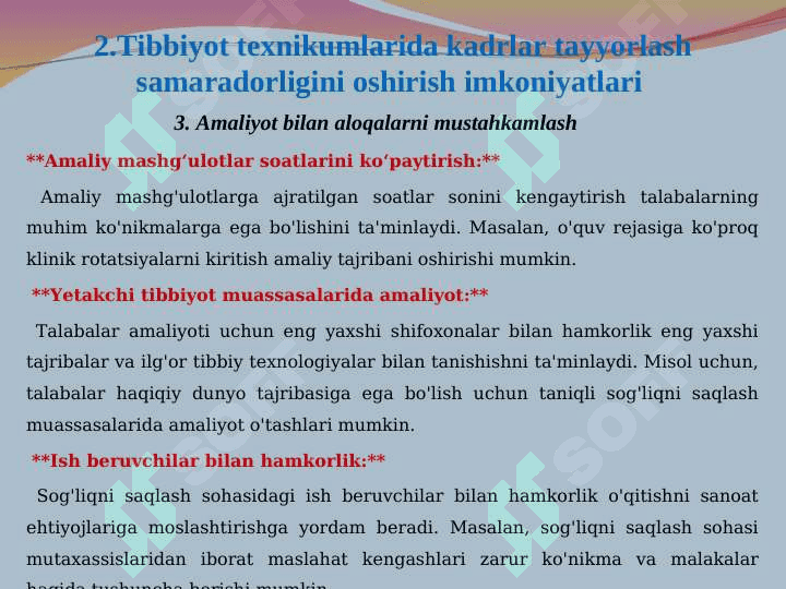 Tibbiyot texnikumlarida ta’lim samaradorligini oshirish 6
